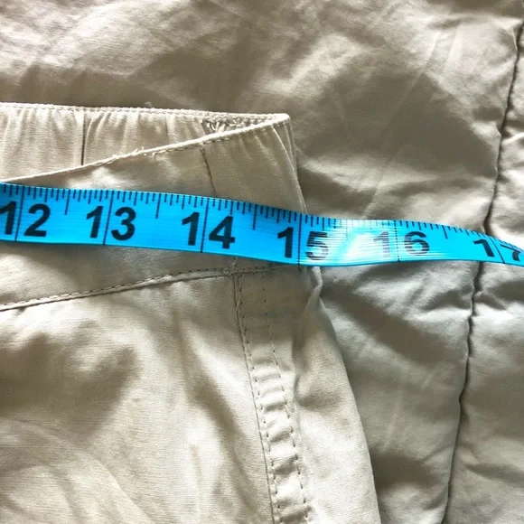 NWT Charlotte Russe Light Beige Cargo parachute Pants - Picture 6 of 11